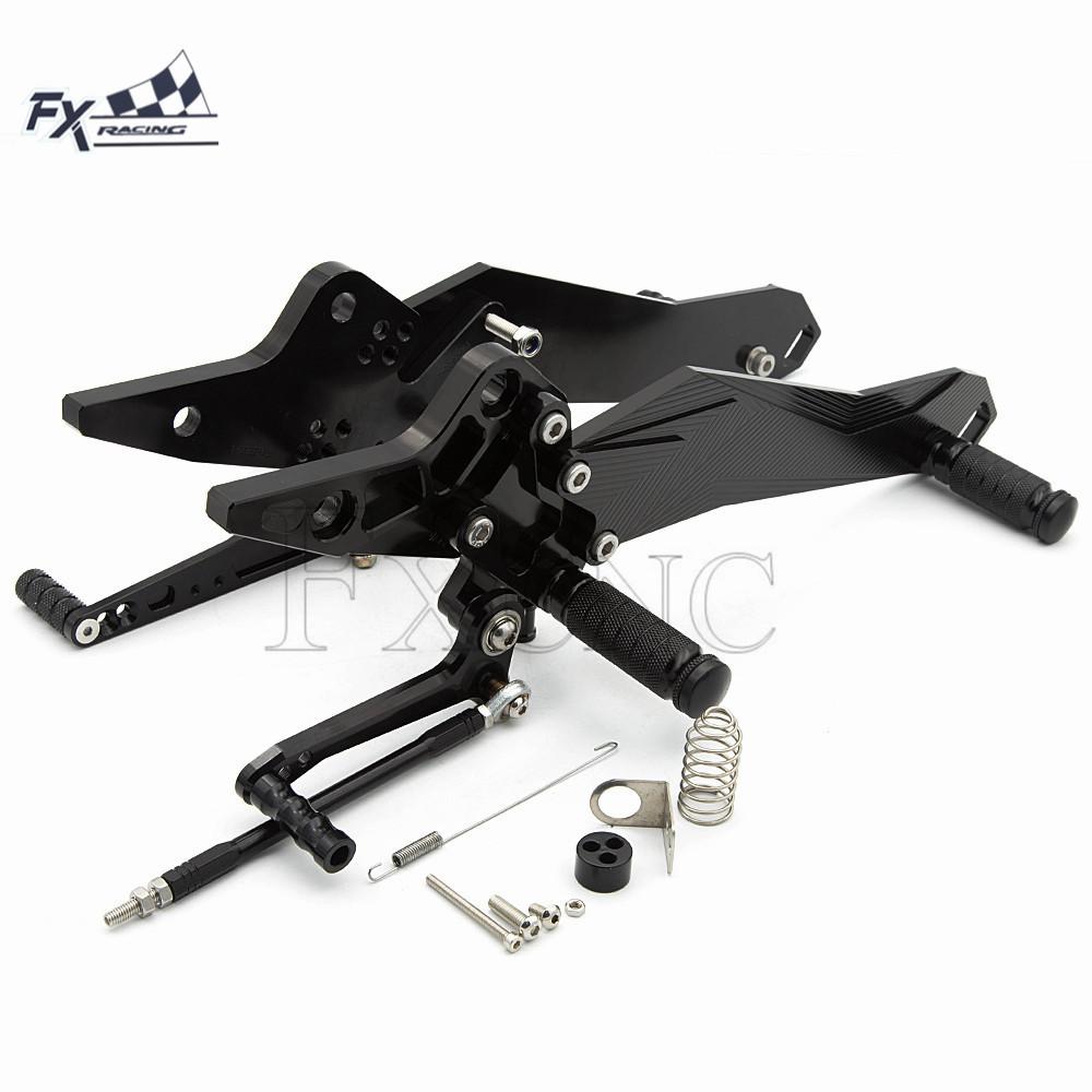 FOR Kawasaki Z800 Z 800 ZR800 ABS 2013 2014 2015 2016 CNC Motorcycle Rearset Footpeg Footrest Rear Set Foot Peg Pedal