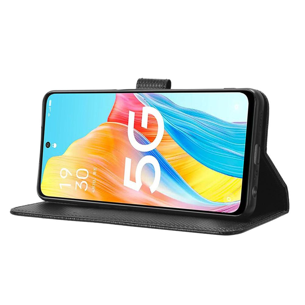 Для OPPO A98 A 98 5G чехол-книжка-книжка из искусственной кожи со слотом для карт и подставкой для телефона