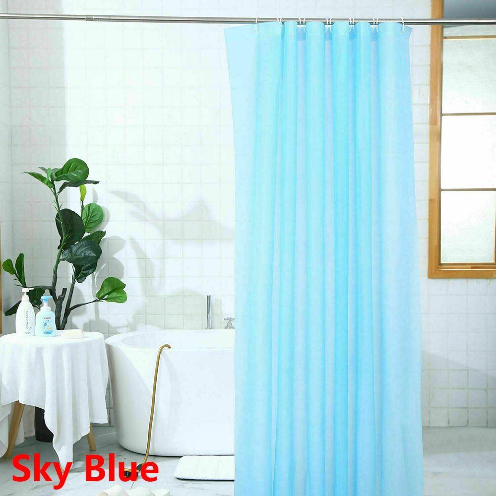 New With 12 Hooks Room Decor Bathtub Curtains PEVA Thicken Bathroom Screens Shower Curtain