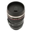 Stainless Steel Camera Lens Coffee Mug Photographer Camera Mug Travel Coffee Cup with Lid for Men