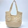 New Raffia Woven Bag Summer High-end Portable Straw Bag Women's Seaside Vacation Beach Tote Bag
