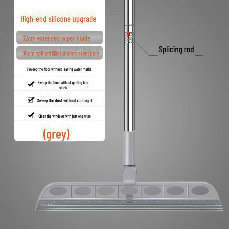 Вращающаяся волшебная метла и скребок для стекла для уборки пола в ванной комнате