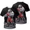 Summer Animal Boxing Dogs 3D Print T-Shirts Men Casual Fashion Streetwear O-Neck Oversized T Shirt Tops Clothing