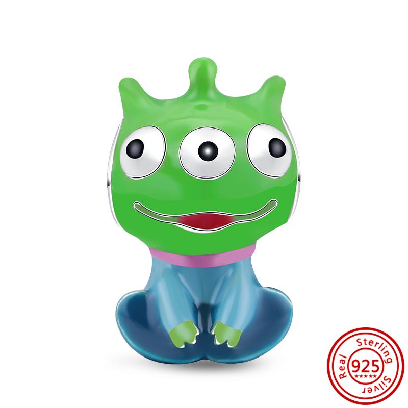 S925 серебро лист лотоса птица замок кулон пчела-бабочка дерево тонкие бусины подходят оригинальный браслет-подвеска DIY ювелирные изделия