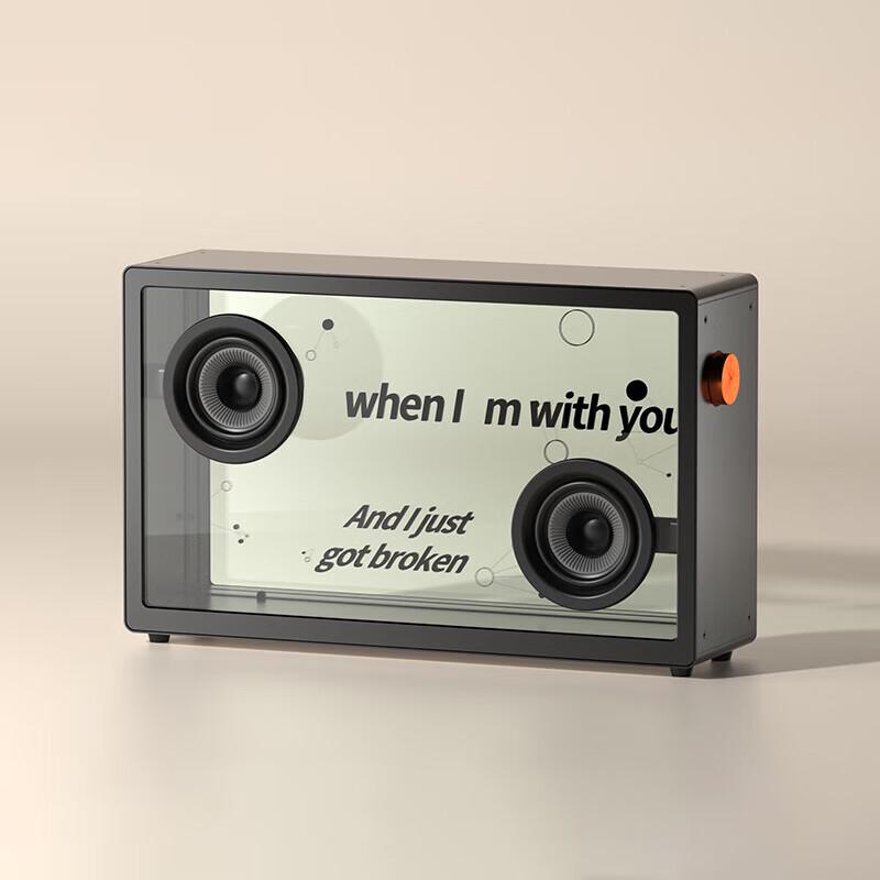 MORRORART Floating Transparent Lyric Speaker