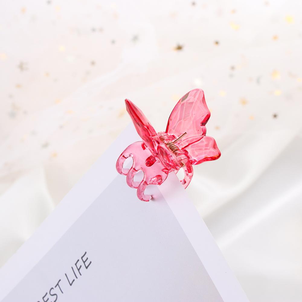 Головные уборы Прозрачный Кристалл Инструменты для укладки Акриловые Заколки для волос Бабочка Зажим для волос Крабы Заколки