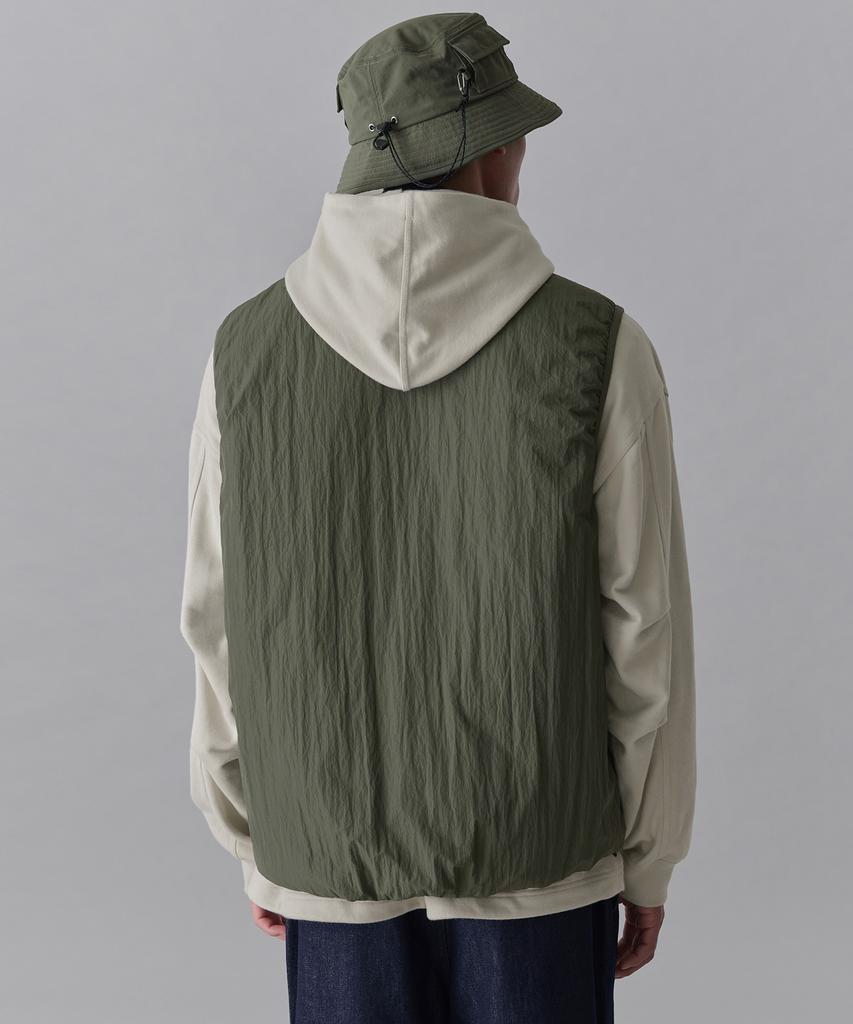 Musinsa Standard [City Leisure] Utility Padded Vest [Khaki]
