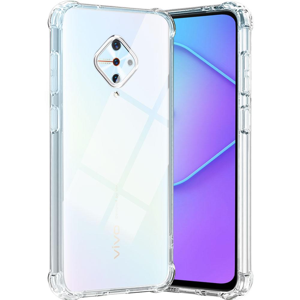Phone Case For Vivo S1 Pro 1920 Case Clear Soft Silicone Shockproof Airbag Bumper For Vivo S1 2019 Back Cover Fundas Coque