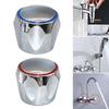 Faucet Handle HOT & COLD TAP METAL CHROME PLATED TOP HEAD COVERS