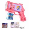 Герметичный автоматический игрушечный пистолет для выдувания пузырей: Светящийся для детей - Идеальный подарок на Рождество или День рождения