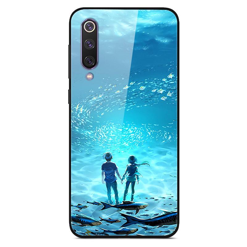 Для Xiaomi Mi 9 Mi9 SE Закаленное Стекло Чехол Жесткий Чехол для Телефона Для Xiaomi Mi 9 SE Mi9 T 9T Pro Чехлы Redmi Note 9S 9 S Чехол
