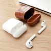 Чехол для наушников с каменным узором из кожи для AirPods 2, защитные аксессуары для наушников