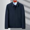 Men's Jacket Business Casual Middle-aged Men's Lapel Jacket Dad Loose Spring and Autumn Thin Top