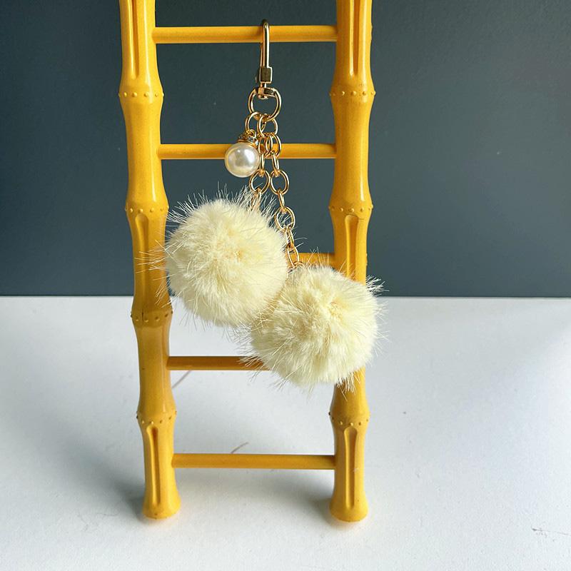 1 шт. Мягкая цепочка, цветной брелок, модная сумка, кулон, креативный брелок в форме шара, плюшевый