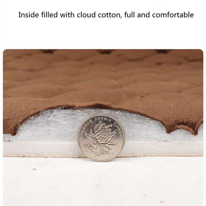 Хлопковая нескользящая подушка для сиденья автомобиля, универсальный защитный коврик для сиденья