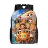 Эпический пиратский корабль Луффи One Piece Рюкзак Красивые рюкзаки Студенческий Унисекс Для тренировок Школьные сумки Высококачественный рюкзак