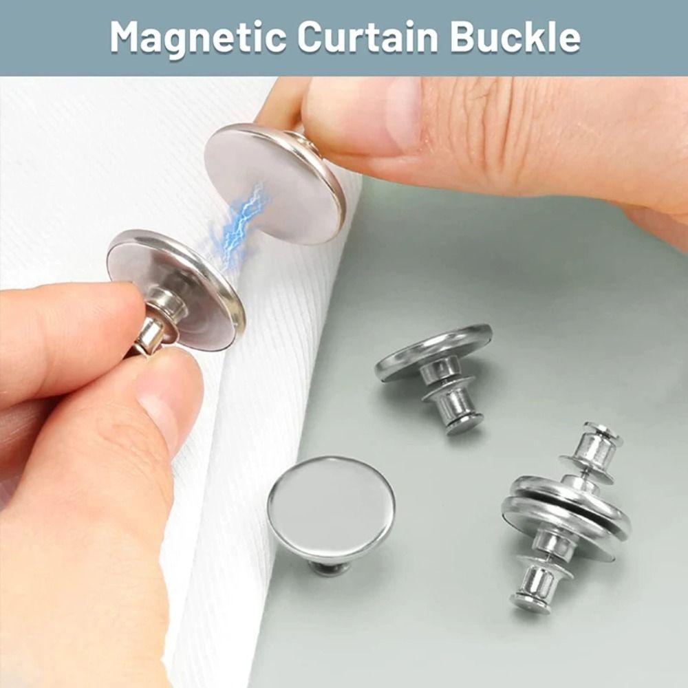 Lightproof Design Magnetic Curtain Button Holder Curtain Magnetic Clips Window Curtain