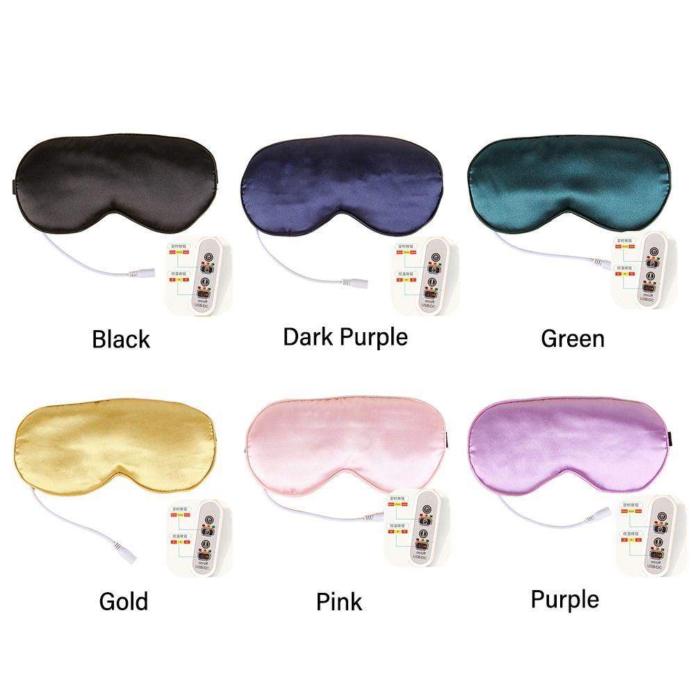 Blindfold For Blepharitis Sleeping Eye Mask Silk Eyes Cover Hot Steam Compress Eye Mask USB Heated