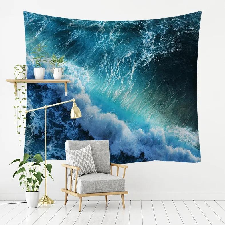 Отпуск с видом на море узор спальня гостиная гобелен украшение стены дома гобелен