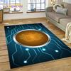 Bitcoin 3D Virtual Currency NFT Area Rug Carpet for Bedroom Living Room Home Sofa Decoration,Children Game Large Decor Floor Mat