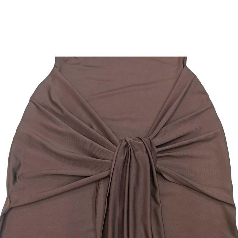 Tooxika Spring And Summer Women's Solid Color Round Neck Sleeveless Strappy Slim Hip Dress