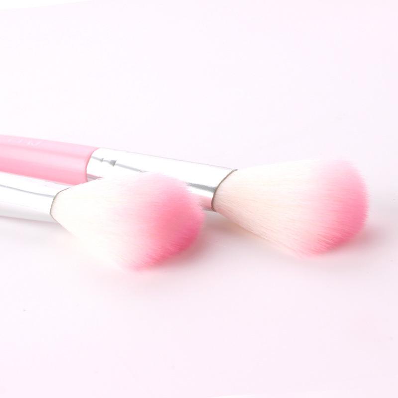 Auguststar, 1 шт., красивая розовая точечная одинарная кисточка для макияжа с румянами для начинающих, простая в использовании портативная кисть для инструментов для макияжа