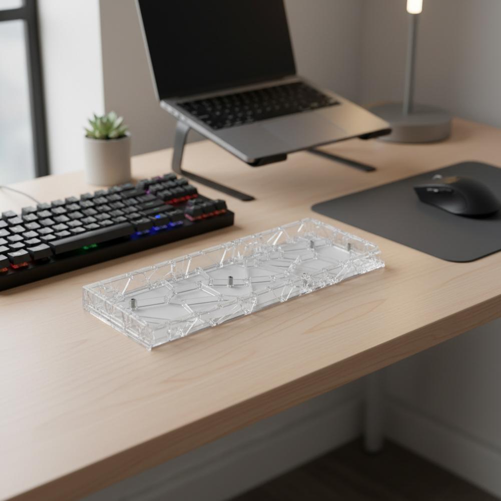 60 Transparent Hollow Keyboard Shell/Inner Sheath Wired Bluetooth Replacable Space for Cherry MX Switches Mechanical keyboard