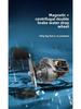 Рыболовная катушка с каплей воды: Кубок для пересечения границ, дальних дистанций, взрывобезопасный, черный.