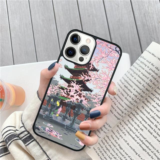 Укиё-э Японский стиль Искусство Живопись Чехол Для iPhone 17 Air 15 16 14 13 12 Pro Max 11 Pro Max Plus Чехол для телефона