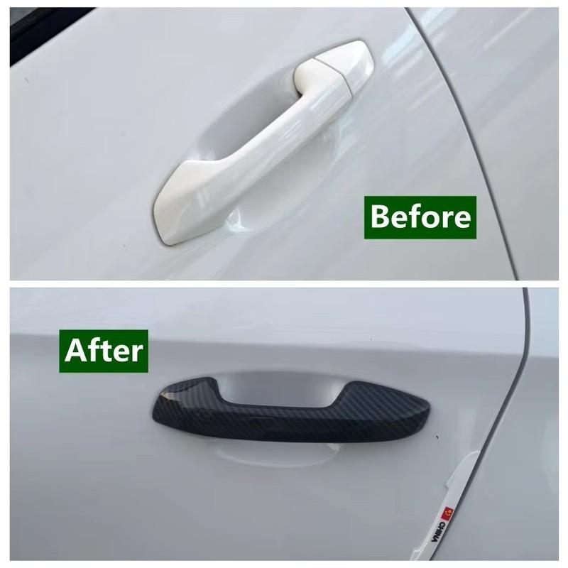 Для Kia Seltos Forte Cerato K3 2024 ABS Глянцевый Черный Накладка-стикер на ручку двери Авто Стайлинг Аксессуары