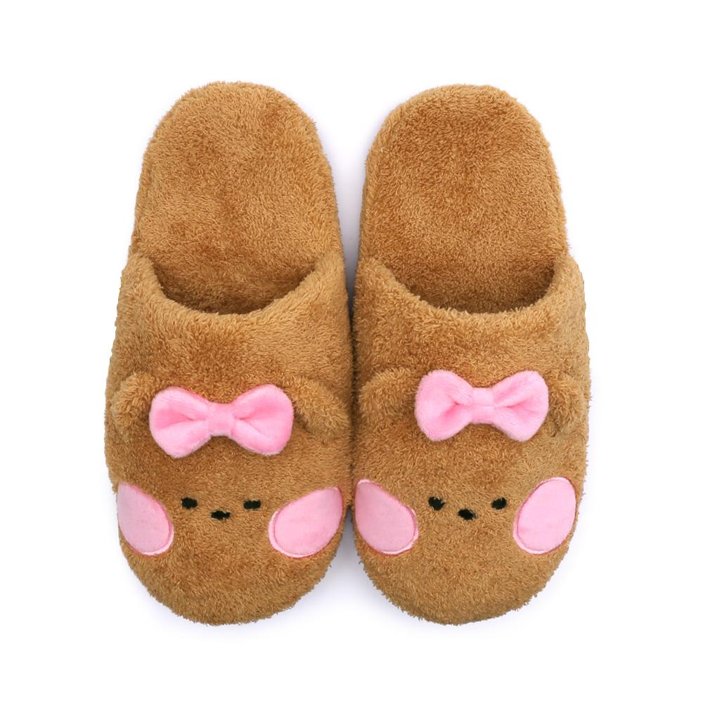 LINE FRIENDS Пушистые домашние тапочки (Чонин)