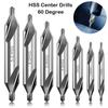 Hole Opener Drilling Tools HSS Combined Center Drills Countersinks Angle Bit Drill Bit Center Drill