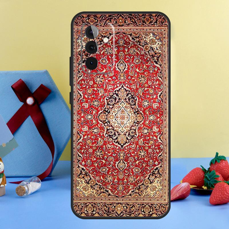 Чехол с цветочным узором Персидский ковер для Samsung Galaxy A13 A23 A33 A53 A73 A14 A24 A34 A54 A72 A52 A32 A12 A51 A71 A15 A25