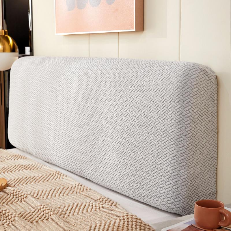 Headboard Covers, Stretch Bed Headboard Slipcover, Dustproof Protector Cover for Linen Fabric Tufted Upholstered Headboard