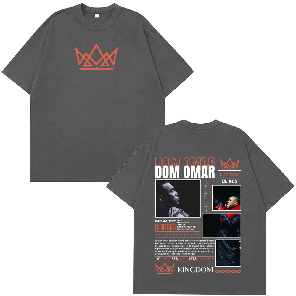 Don Omar Album Print TShirt Unisexs Womens Fashion TShirt Short Sleeve Casual Cotton HipHop TShirt Hobbyist Gift