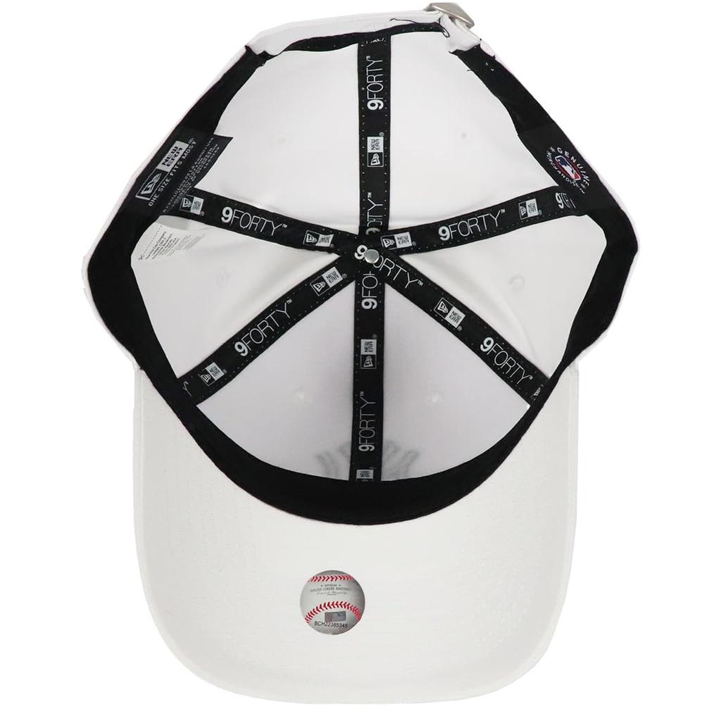 New Era Cap for Men and Women 9FORTY Hat MLB Major League Baseball Cap Unisex Logo Brand New York Yankees Essential White Free Size 10745455 [Used]