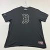 Футболка Boston Red Sox Majestic Черная Хлопковая с Круглым Вырезом Мужская XL