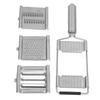 Vegetable Cutter Stainless Steel Multifunctional Easy Cleaning Vegetable Grater with 3