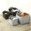 3PCS Felt Storage Bins With Handles  Multi Size Set For  Kitchen Bathroom  Bedroom  Dorm Organization Shelf  Baskets  Home Decor