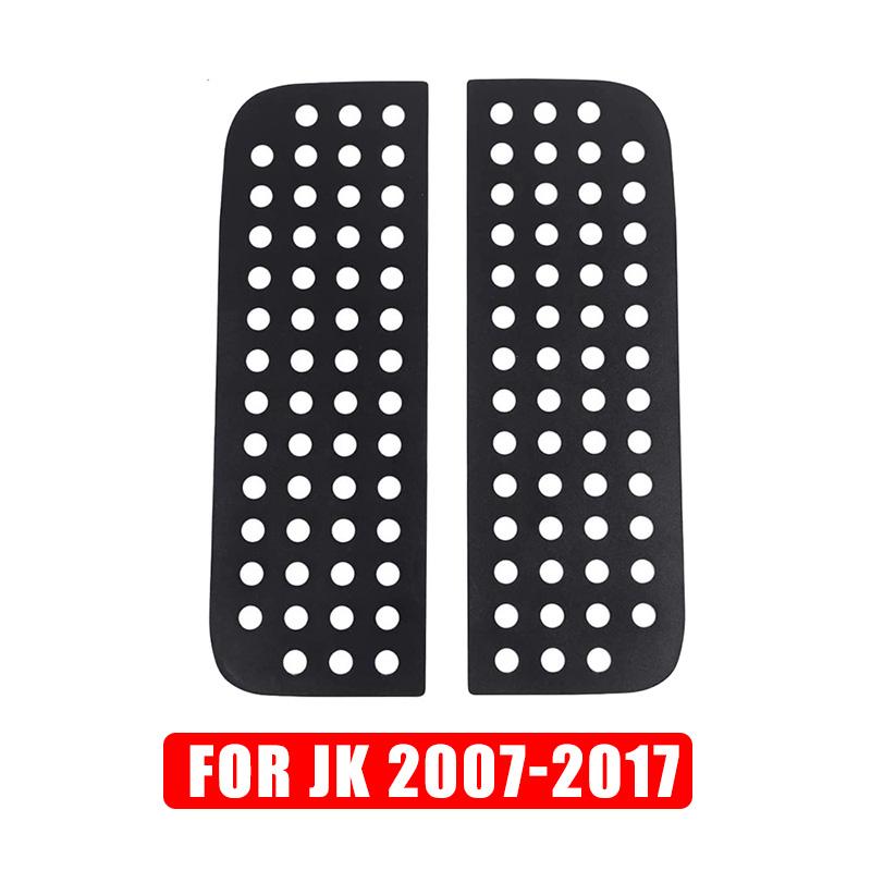 Декоративная накладка на заднее стекло автомобиля для Jeep Wrangler JK JL 2007- 4-дверные аксессуары черного цвета