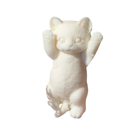 Реалистичная игрушка для кошек, сжимающая медленно восстанавливающийся мягкий TPR, снимает стресс, беспокойство, портативная для детей, подростков, взрослых, котят, животных, сжимающих сенсорную игрушку-фиджет