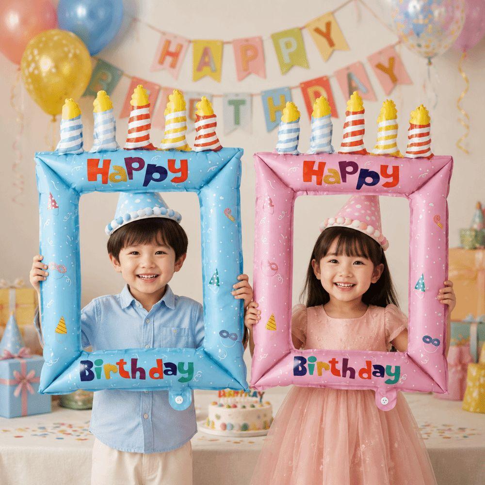 Large Photo Frame Balloons Photo Props Inflatable Balloons Birthday Party Decorations