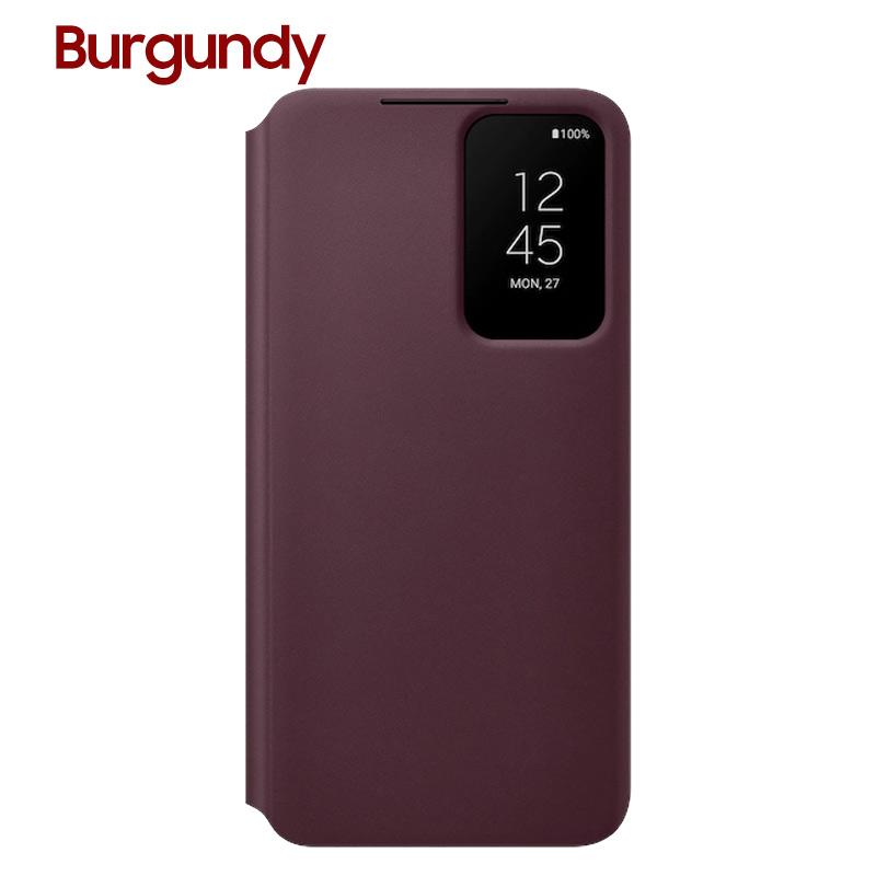 Умный чехол-книжка Smart View для S22 5G S22+ 5G S22 Plus 5G Умный прозрачный чехол для телефона