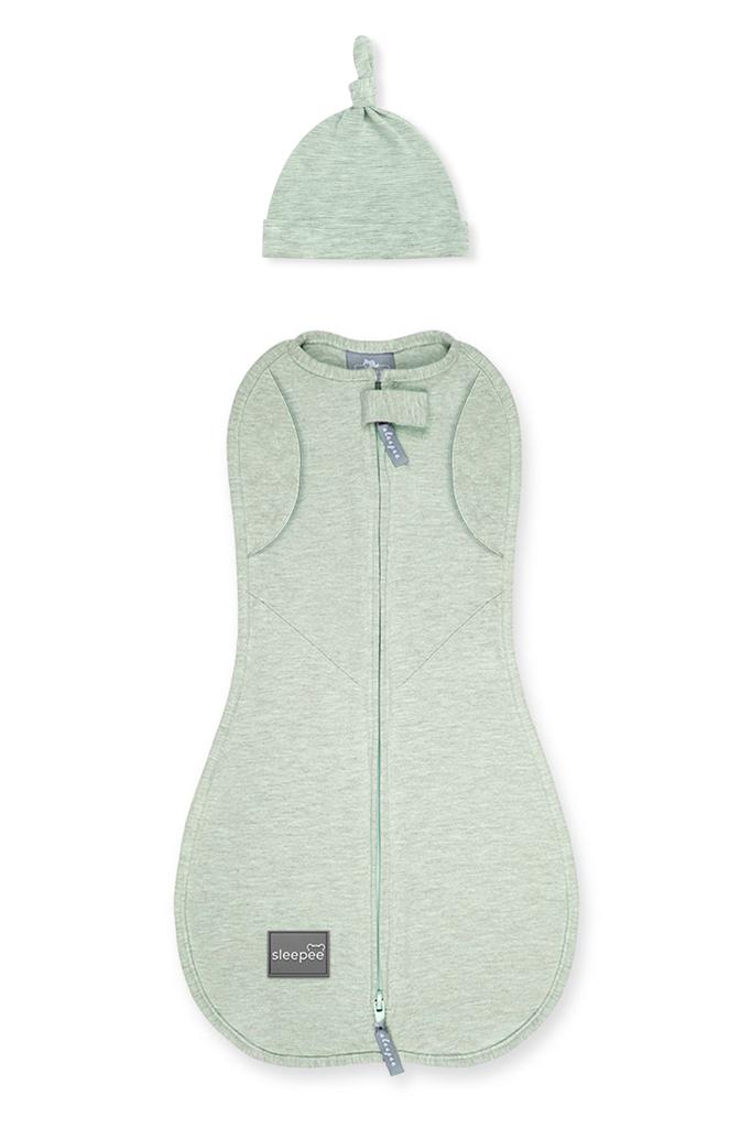 Second Step Wrapper With Cap Melange Mint