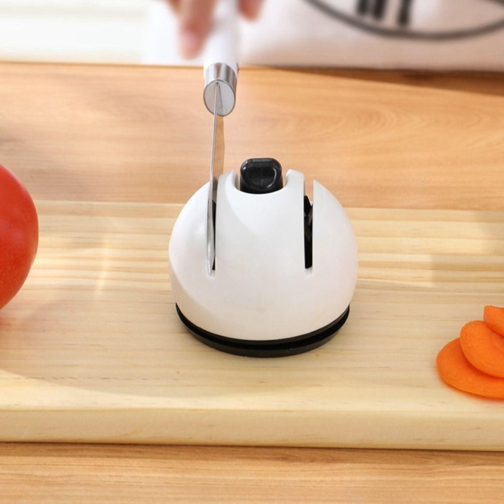 Простая точилка для ножей на присоске, инструмент для заточки ножей, прочный точильный камень для ножей, кемпинг