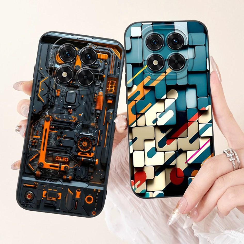 Чехол для Xiaomi Redmi Note 14 Pro 5G Модный Расписной Мягкий Силиконовый Задний Чехол для Xiaomi Redmi Note 14 Pro Plus Note14 Pro+ Корпус