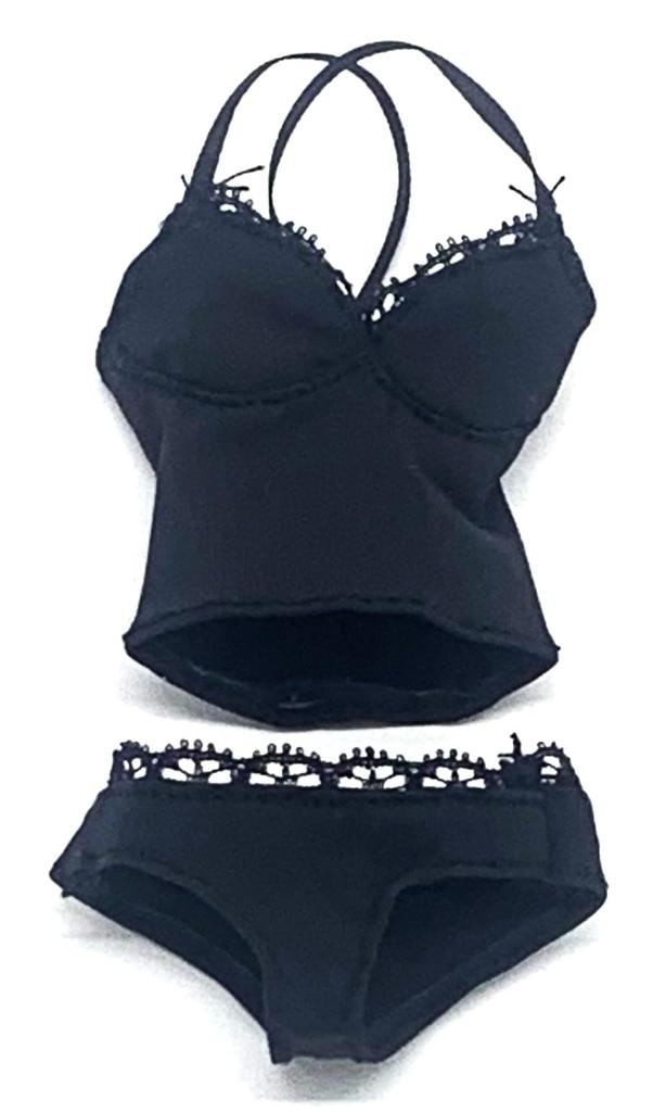 Doll Female Camisole Shorts Set Figure Underwear Inner Lace Black White Set for Base Body not [COOLPIPIT] 1/6 & & (Body included)