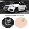 Черный Чехол-накладка из углеродного волокна на кнопку старт-стоп двигателя автомобиля для BMW 1 7 серии X1 X3 X6