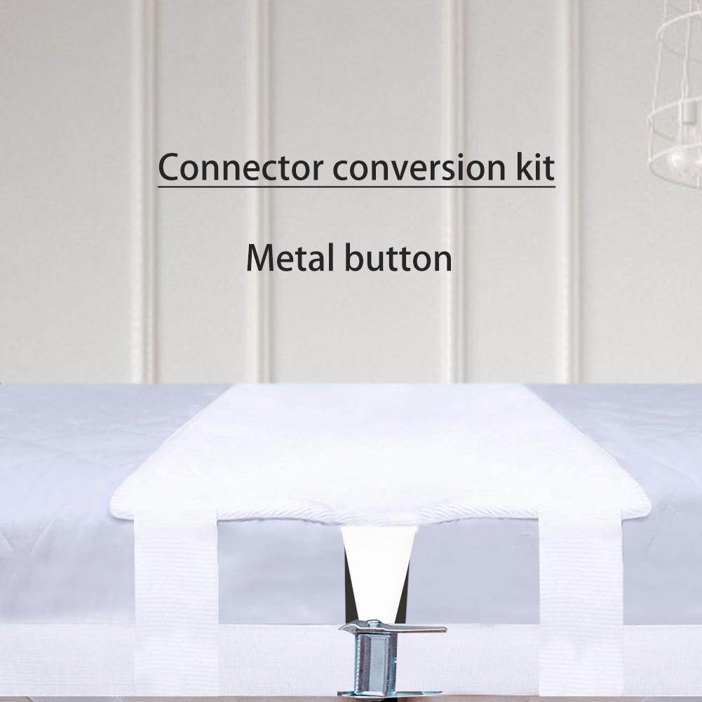 Соединитель для матраса с перемычкой для кровати. Наполнитель из пеноматериала с эффектом памяти. Комплект для переоборудования двух одинарных разъемов для матрасов.