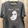 Футболка с узором Mazzy Star, Ретро Угольно-черная Мужская Футболка Летняя Новая Унисекс Повседневная Футболка